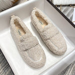 Plush-Lined Comfort Moccasins for Women