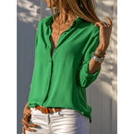 Chemise en coton à manches longues pour Femme - Emilia Lane