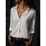 Chemise en coton à manches longues pour Femme - Emilia Lane