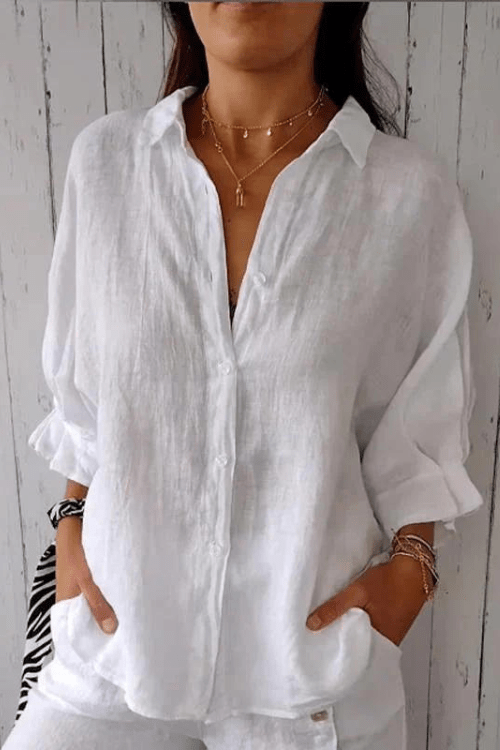Chemise en Lin et Coton pour Femme - Emilia Lane