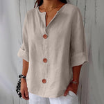 Chemise en Lin Large pour Femme - Emilia Lane