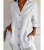 Chemise Longue à Col Revers pour Femme - Emilia Lane