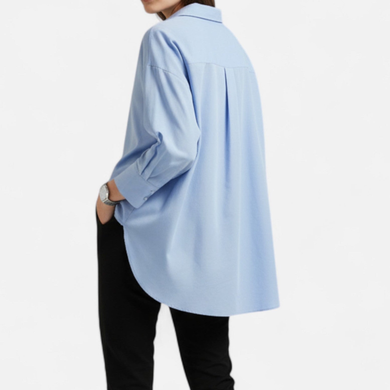 Chemise Oxford Femme à Manches Longues - Emilia Lane