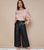 Chemise Satin à Manches Longues pour Femme - Emilia Lane