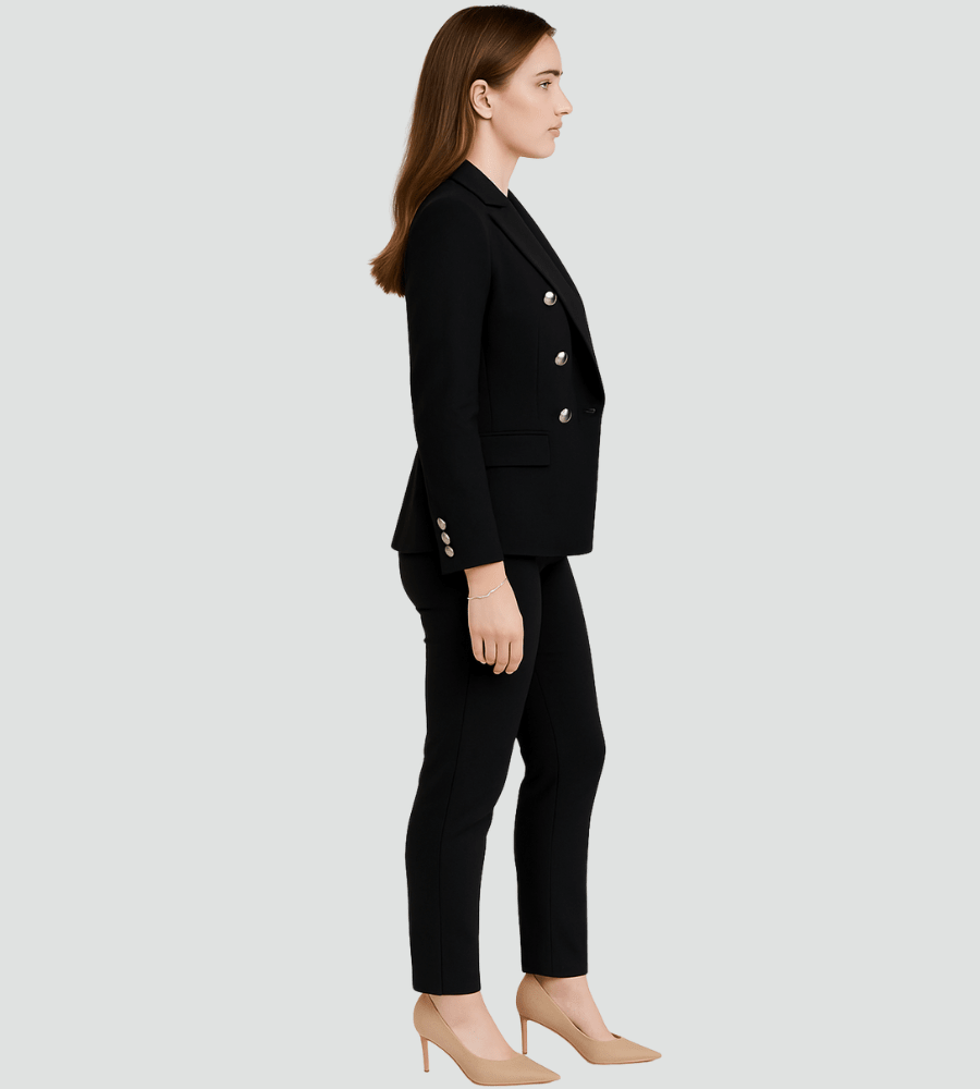 Costume Femme à Double Boutonnage - Emilia Lane