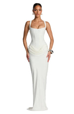 Fitted Long Sleeveless Dress for Women | Perfect for Evening Events