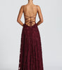 Draped Long Floral Pattern Dress with Straps for Women | Perfect for Outings