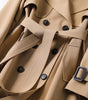 Long Cotton Trench Coat for Women