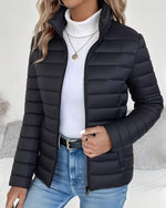 Doudoune Matelassée Col Montant pour Femme | Idéale pour l'Hiver - Emilia Lane