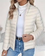 Doudoune Matelassée Col Montant pour Femme | Idéale pour l'Hiver - Emilia Lane