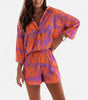 Ensemble Chemise Boutonnée et Shorts pour Femme - Emilia Lane