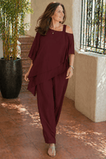 Ensemble Chiffon Élégant pour Femme | Idéale pour le Quotidien - Emilia Lane