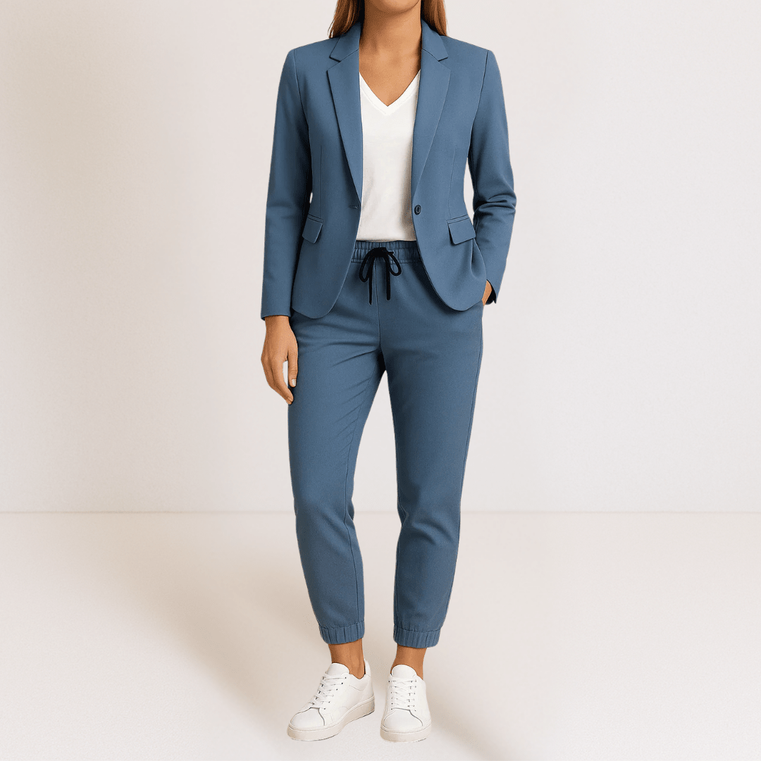 Ensemble deux pièces pour femme en doux mélange de coton - Emilia Lane