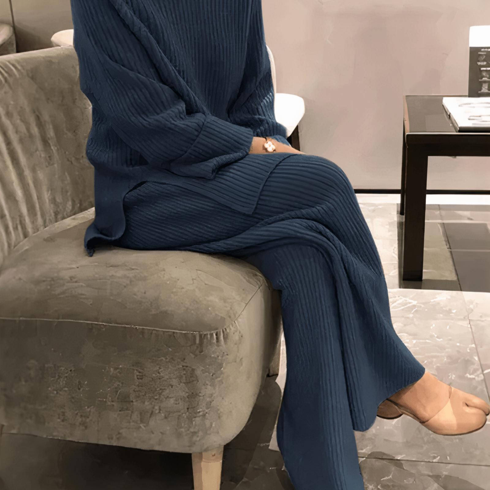 Ensemble en Tricot à Manches Longues pour Femme | Idéal pour le Quotidien - Emilia Lane