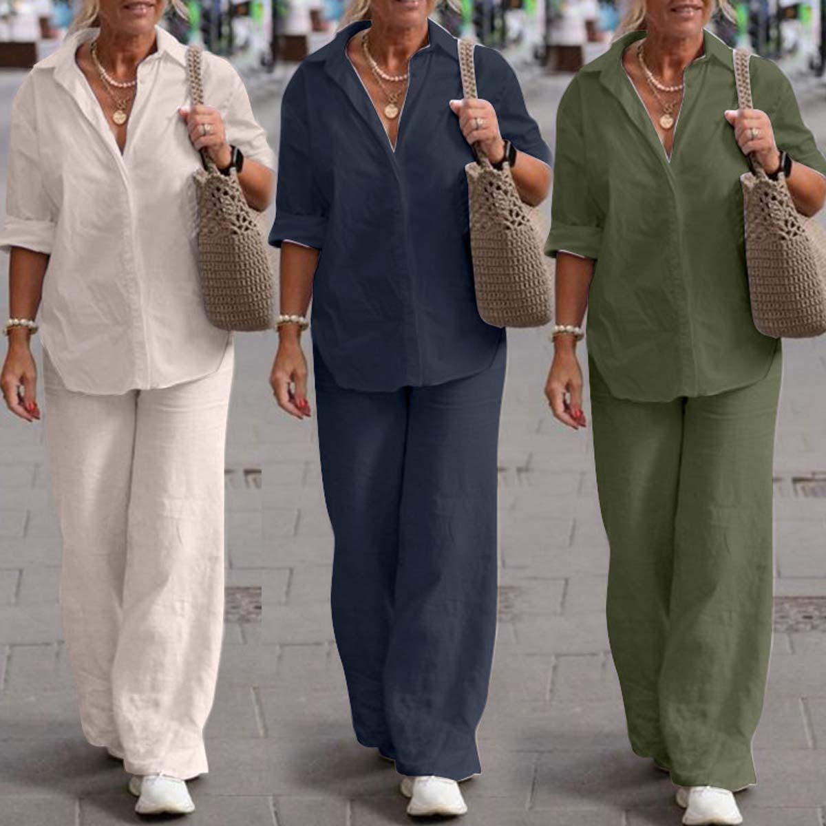 Ensemble Pantalon Décontracté pour Femmes - Emilia Lane