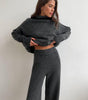 Ensemble pull à col roulé avec pantalon pour femme - Emilia Lane