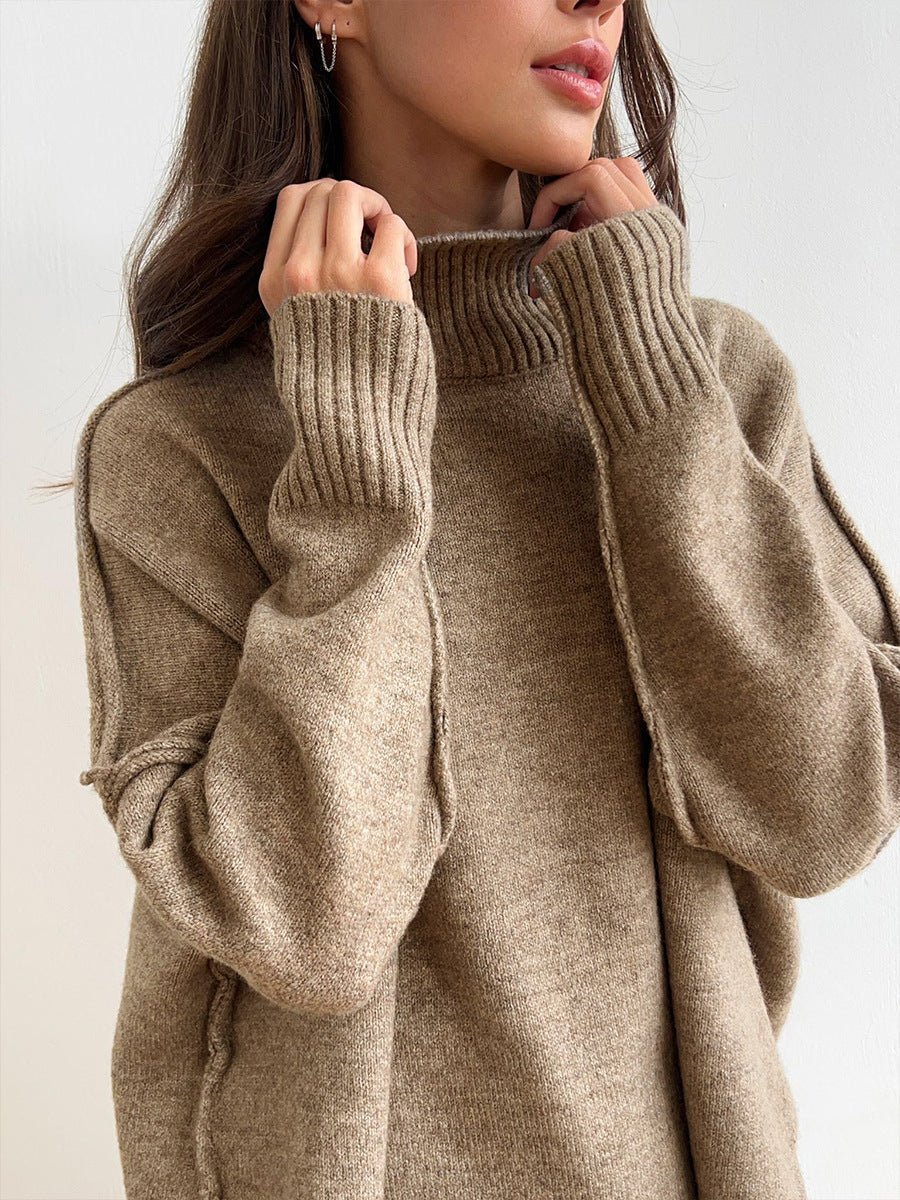 Ensemble pull à col roulé avec pantalon pour femme - Emilia Lane