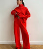Ensemble pull à col roulé avec pantalon pour femme - Emilia Lane