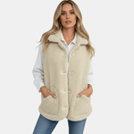 Gilet en polaire teddy pour femmes - Emilia Lane