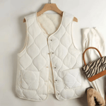Gilet Rembourré de Coton pour Femmes - Emilia Lane