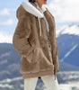 Oversized Fleece Hoodie Jacket for Women