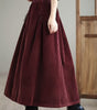 Jupe Maxi en Velours Côtelé pour Femme - Emilia Lane