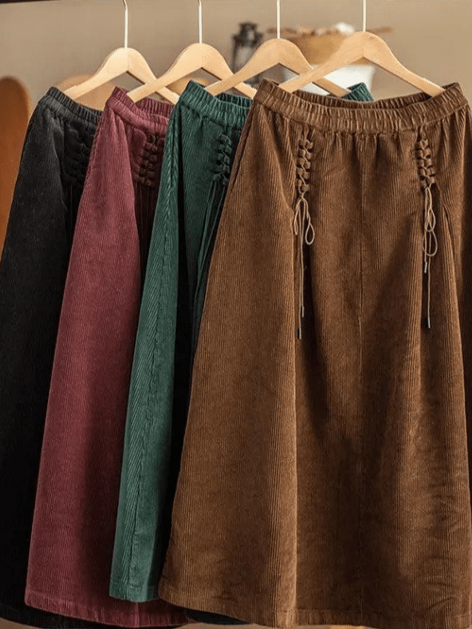 Jupe Maxi Fluide à Lacets pour Femmes - Emilia Lane