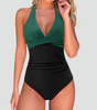 One-Piece Swimsuit with V-Neck Sculpting Design for Women | Perfect for Summer