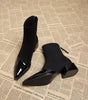 Pointed Suede Heel Boot for Women