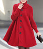 Long manteau ample en laine pour femme - Emilia Lane