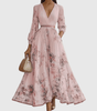 Longue robe plissée pour femmes - Emilia Lane