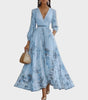 Longue robe plissée pour femmes - Emilia Lane