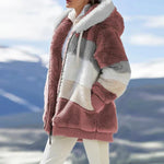 Oversized Fleece Hoodie Jacket for Women