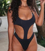 Maillot de Bain 1 Pièce Décolleté à Découpes pour Femme - Emilia Lane