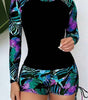 Maillot de Bain Manches Longues Taille Haute pour Femme - Emilia Lane