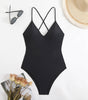 Maillot de Bain Une Pièce à Bretelles Croisées pour Femme - Emilia Lane