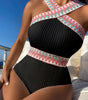 Maillot de Bain Une-Pièce à Taille Haute pour Femme - Emilia Lane