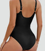 Maillot de Bain une Pièce Sculptant avec Fronces pour Femme | Idéal pour l'Été - Emilia Lane