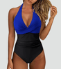 Maillot de Bain Une Pièce Sculptant Décolleté en V pour Femme | Idéale pour l'Été - Emilia Lane