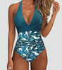 Maillot de Bain Une Pièce Sculptant Décolleté en V pour Femme | Idéale pour l'Été - Emilia Lane