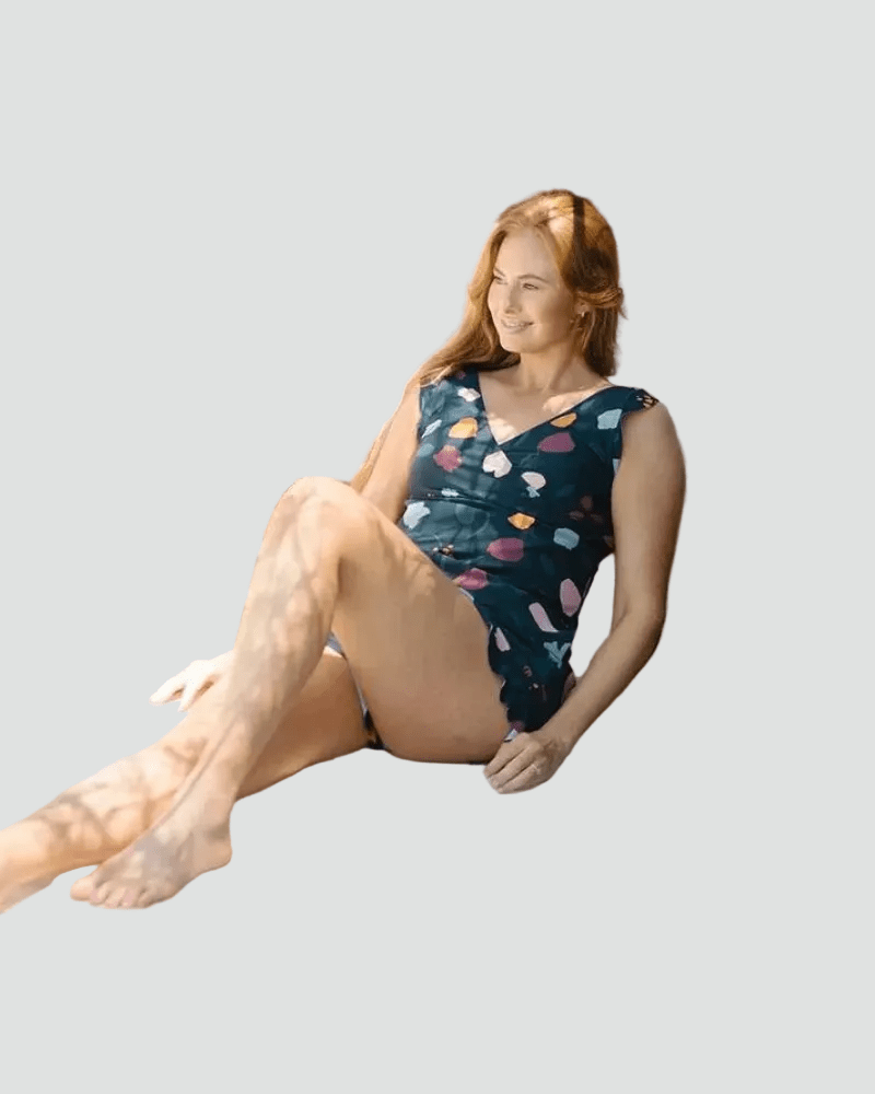 Maillot de bain une pièce sculptant pour femme | Idéale pour la plage - Emilia Lane