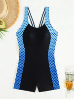 Maillot de Bain Une Pièce Sportif à Dos Renforcé pour Femme - Emilia Lane