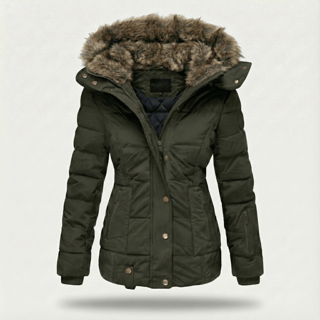 Manteau à Capuche en Fausse Fourrure pour Femmes - Emilia Lane