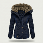 Manteau à Capuche en Fausse Fourrure pour Femmes - Emilia Lane