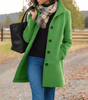 Manteau à Col Montant en Tissu Effet Laine pour Femme - Emilia Lane