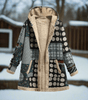 Manteau ample en mélange lin - coton pour femme - Emilia Lane