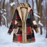 Manteau ample en mélange lin - coton pour femme - Emilia Lane