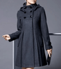 Manteau classique à poches latérales pour femme - Emilia Lane