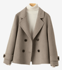 Manteau Court à Double Boutonnage pour Femme - Emilia Lane