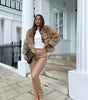 Manteau élégant en fausse fourrure pour femme - Emilia Lane